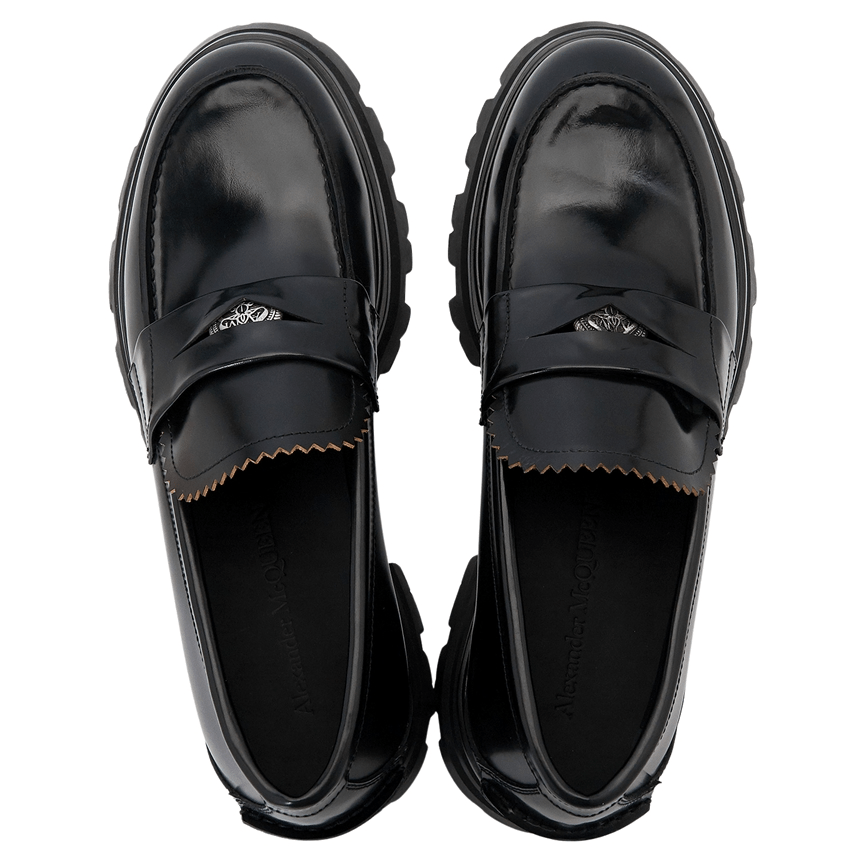Giày Alexander Mcqueen Loafers 'Black' 683571-WHZ85-1081 - Ảnh 3