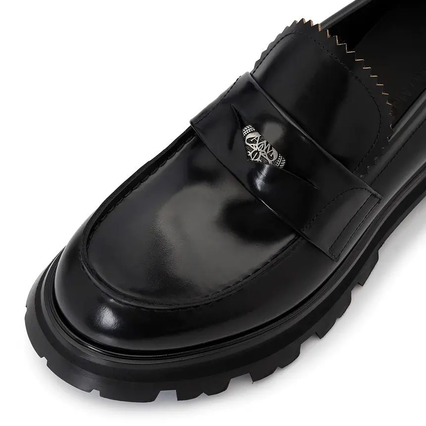Alternative view of Giày Alexander Mcqueen Loafers 'Black' 683571-WHZ85-1081