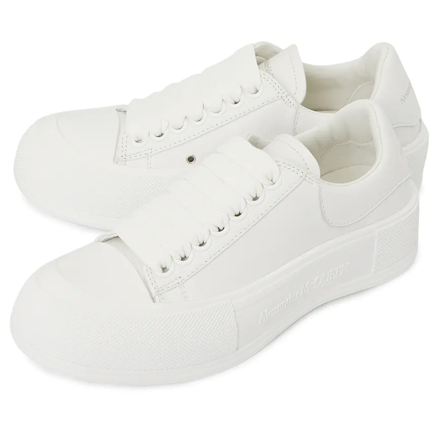 Giày Alexander Mcqueen Deck Plimsol 'White' 697121-WIAB6-9065 - Ảnh 4