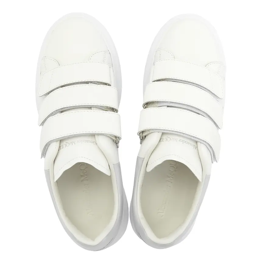 Giày Alexander Mcqueen Oversole Triple Strap 'White' 721411-WICGI-9071 - Ảnh 3