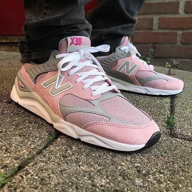Giày New Balance X90 'Pink Grey White' MSX90RMN - Ảnh 7