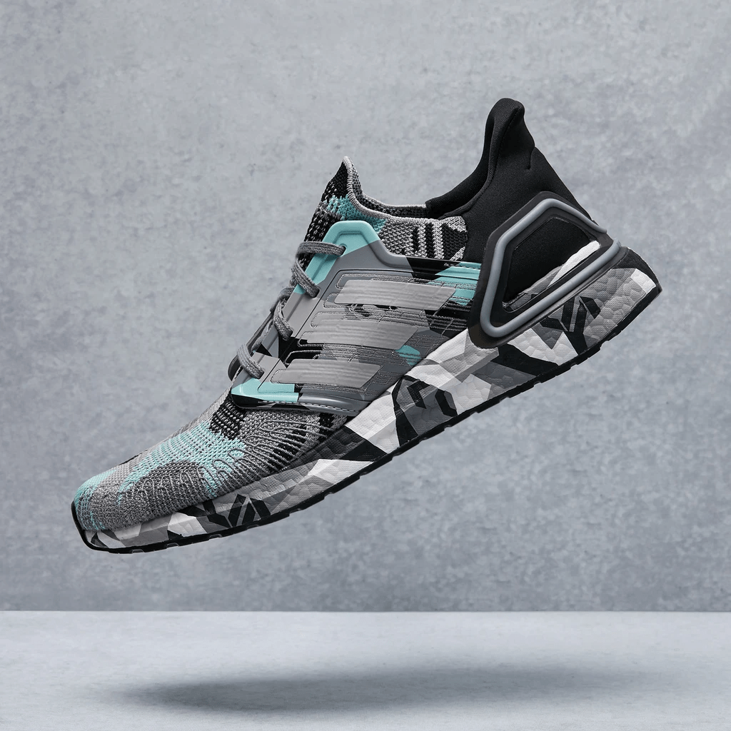 Giày AdidaUltraBoost 20 'Geometric Pack - Black Frost Mint' FV8328 - Ảnh 2