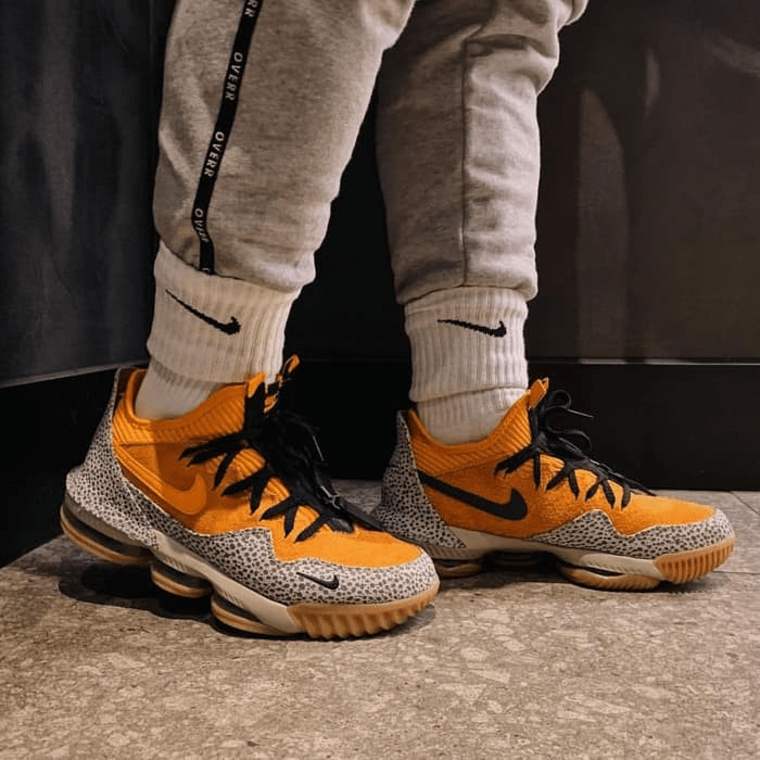Giày Nike Atmos x LeBron 16 Low AC EP 'Safari' CI3358-800 - Ảnh 4