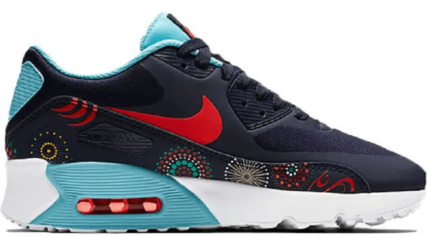 Giày Nike Air Max 90 Ultra 2.0 QS (GS) 'Black Blue' AO2097-400