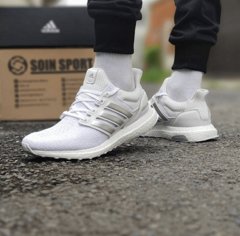 Giày Adidas UltraBoost DNA 'White Silver Metallic' FW8692 - Ảnh 4