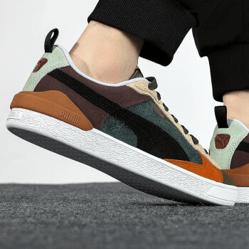 Giày Puma Suede Block Shoes WTFormstripe 'Grape Leaf' 381184-02 - Ảnh 3