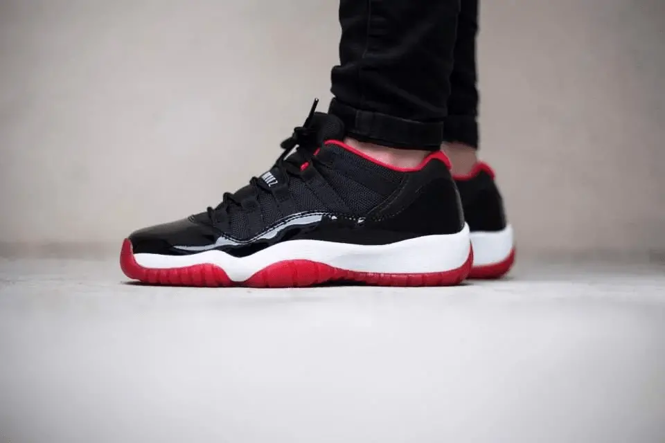 Giày Nike Air Jordan 11 Retro Low BG 'Bred' 528896-012 - Ảnh 3