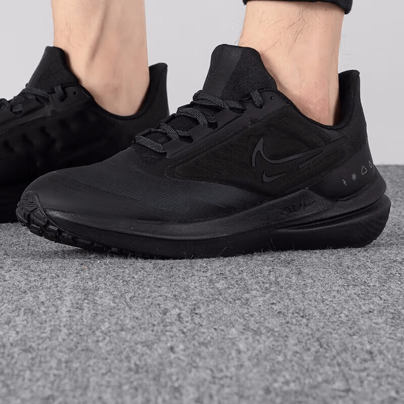 Giày Nike Air Winflo 9 Shield 'Triple Black' DM1106-007 - Ảnh 6