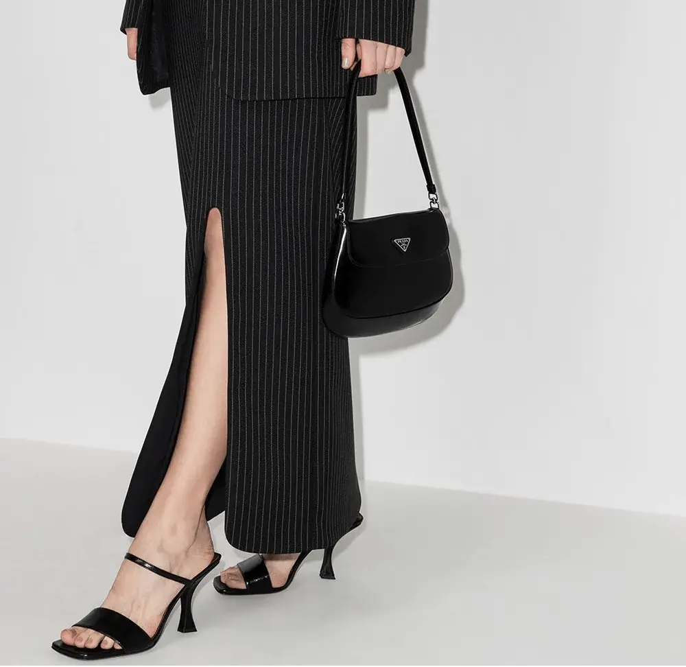 Túi Prada Cleo Shoulder 'Black' 1BD311-ZO6-F0002-V-OOO - Ảnh 4