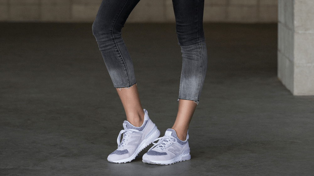 Giày New Balance 574 'Silver Suede' WS574THI - Ảnh 4