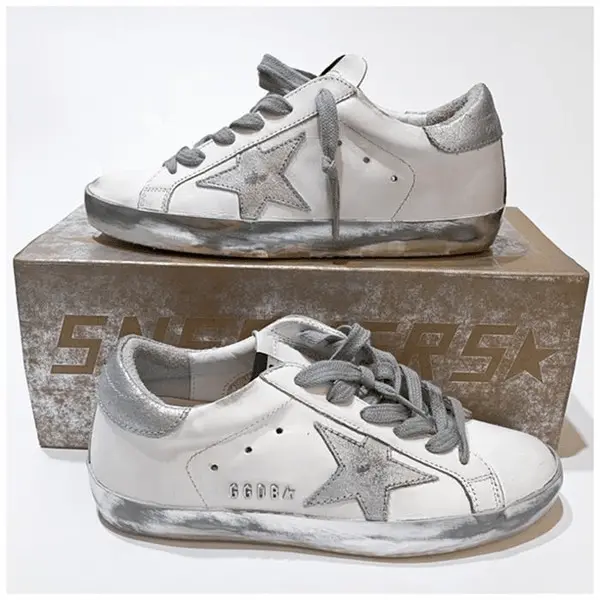 Giày Golden Goose Wmns Superstar 'Sparkle Silver' GCOWS590-E36 - Ảnh 3