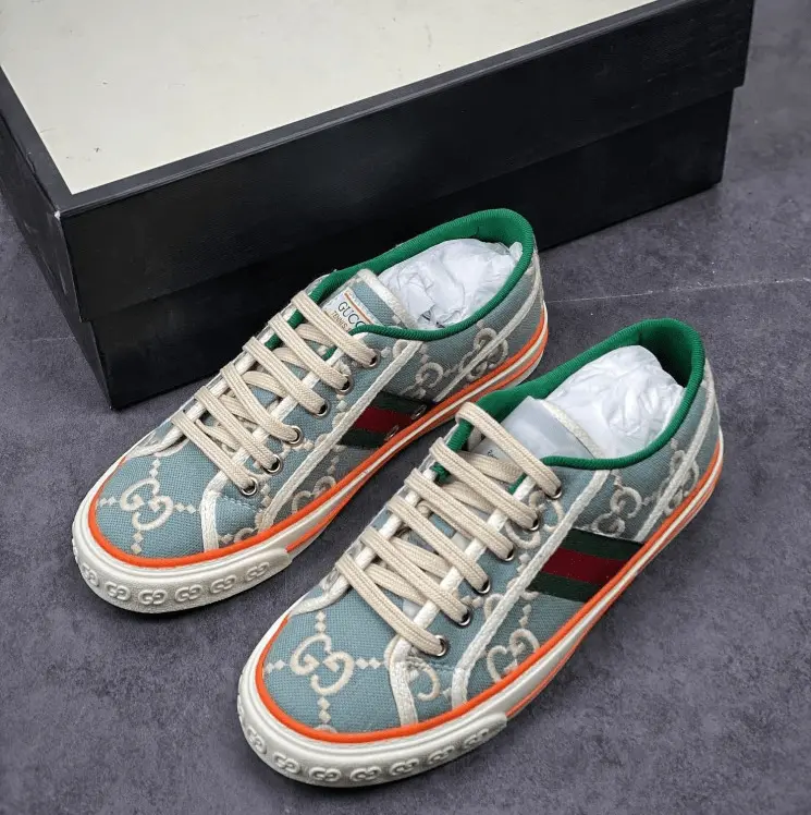 Alternative view of Giày Gucci Wmns Tennis 1977 'Light Blue' 606110-H0G10-3460