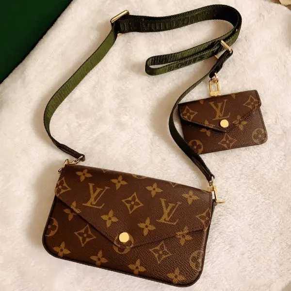 Túi Louis Vuitton Félicie Strap & Go Monogram Canvas M80091 - Ảnh 5
