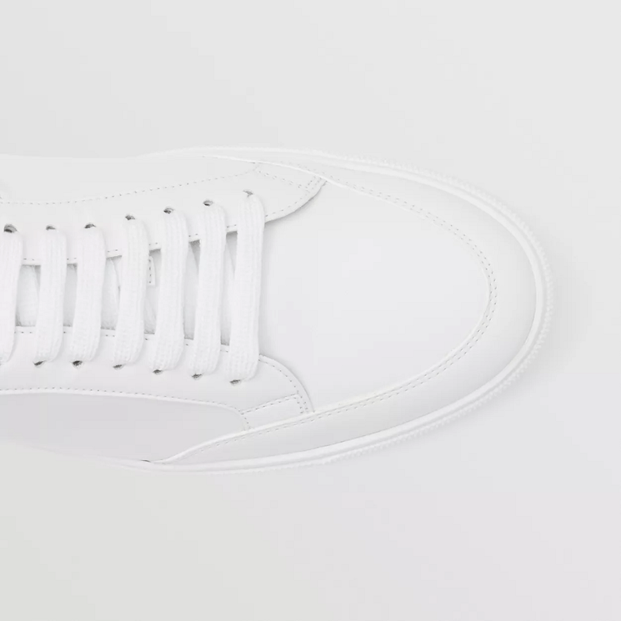 Giày Burberry Logo Detail Leather 'White' 80432101 - Ảnh 3