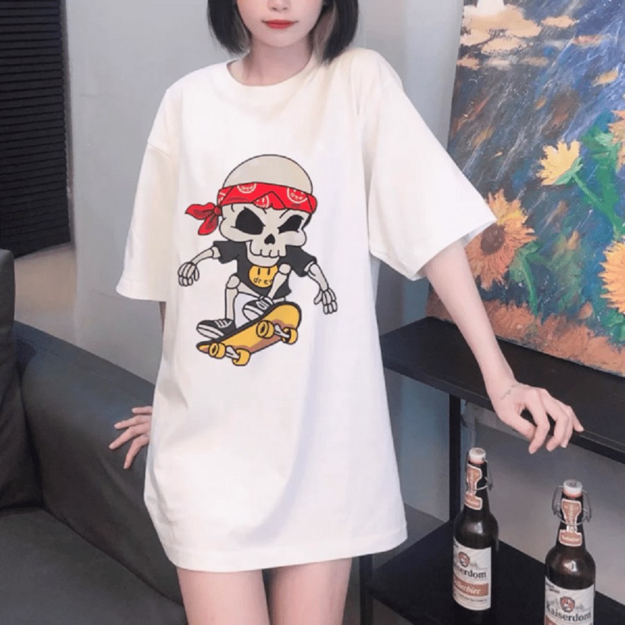 Áo Drew House Hearty Vintage SS Tee White - Ảnh 4