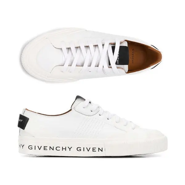 Alternative view of Giày Givenchy Spring Summer 2020 Logo Lettering Leather BE000TE0GA-100