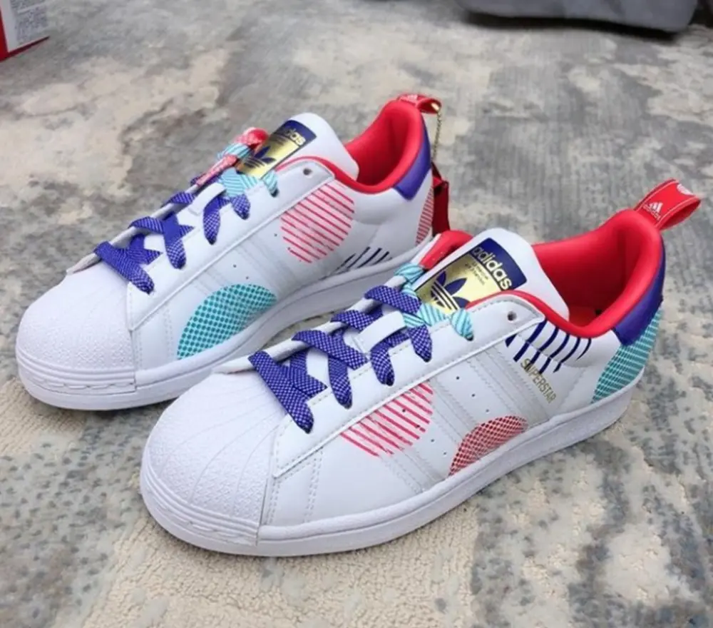 Giày Adidas Superstar J 'Chinese New Year - Year Of The Ox Polka' GZ7349 - Ảnh 4