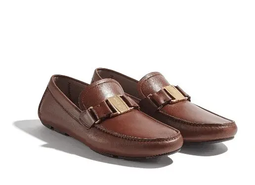 Giày Salvatore Ferragamo Vara Bit Driver Moccasin 02B166-723268 - Ảnh 3