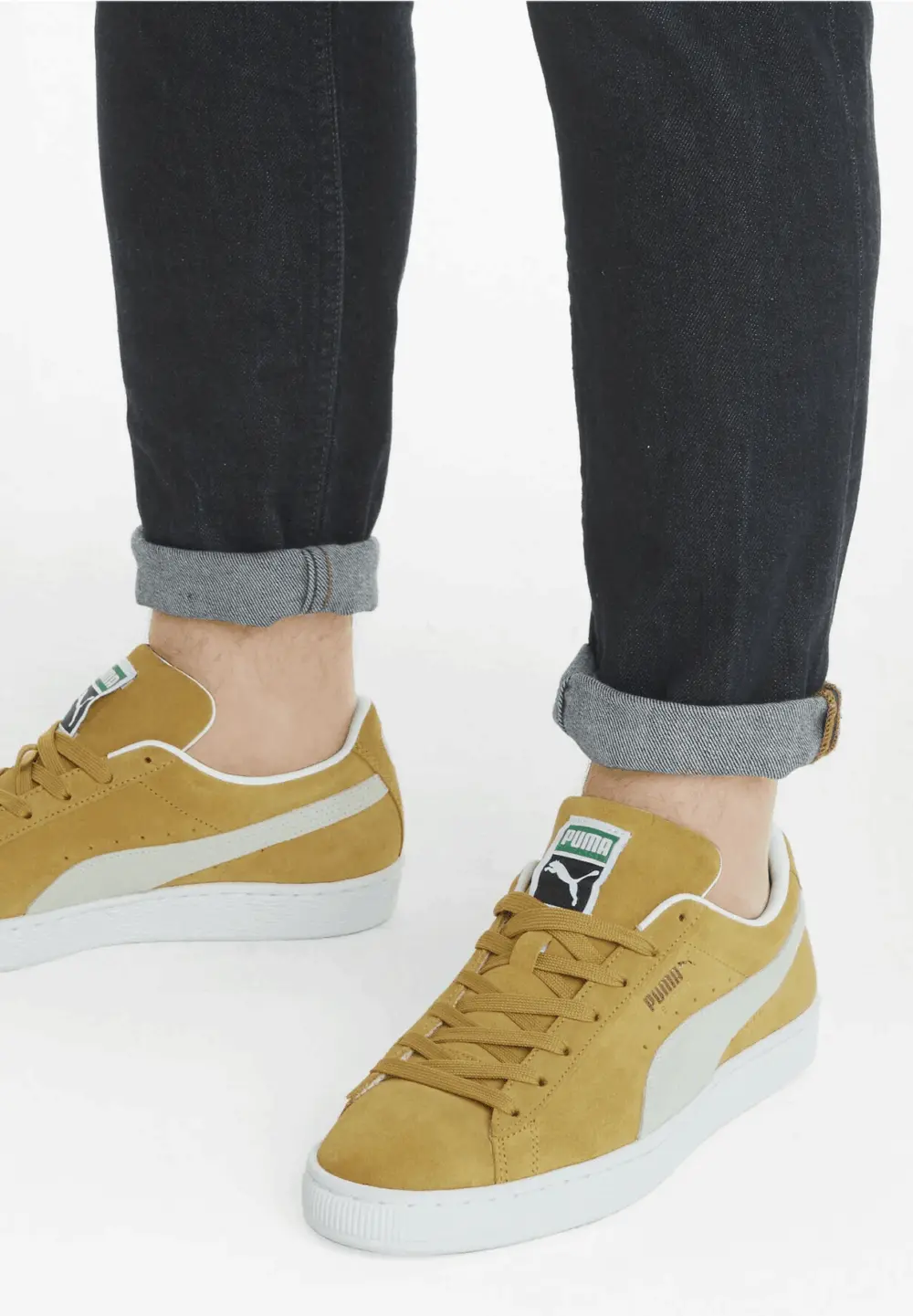 Alternative view of Giày Puma Suede Vintage 'Honey Mustard' 374921-01