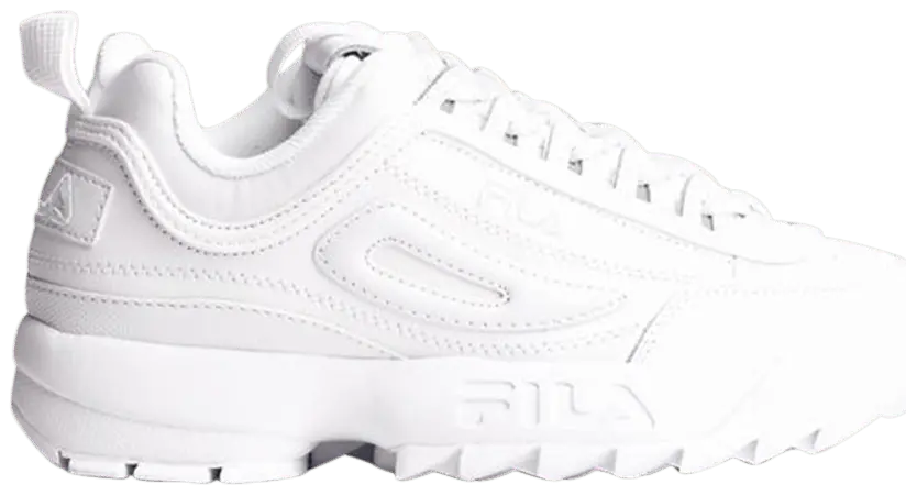 Giày Fila Disruptor 2 Premium 'Triple White' 1FM00139-100