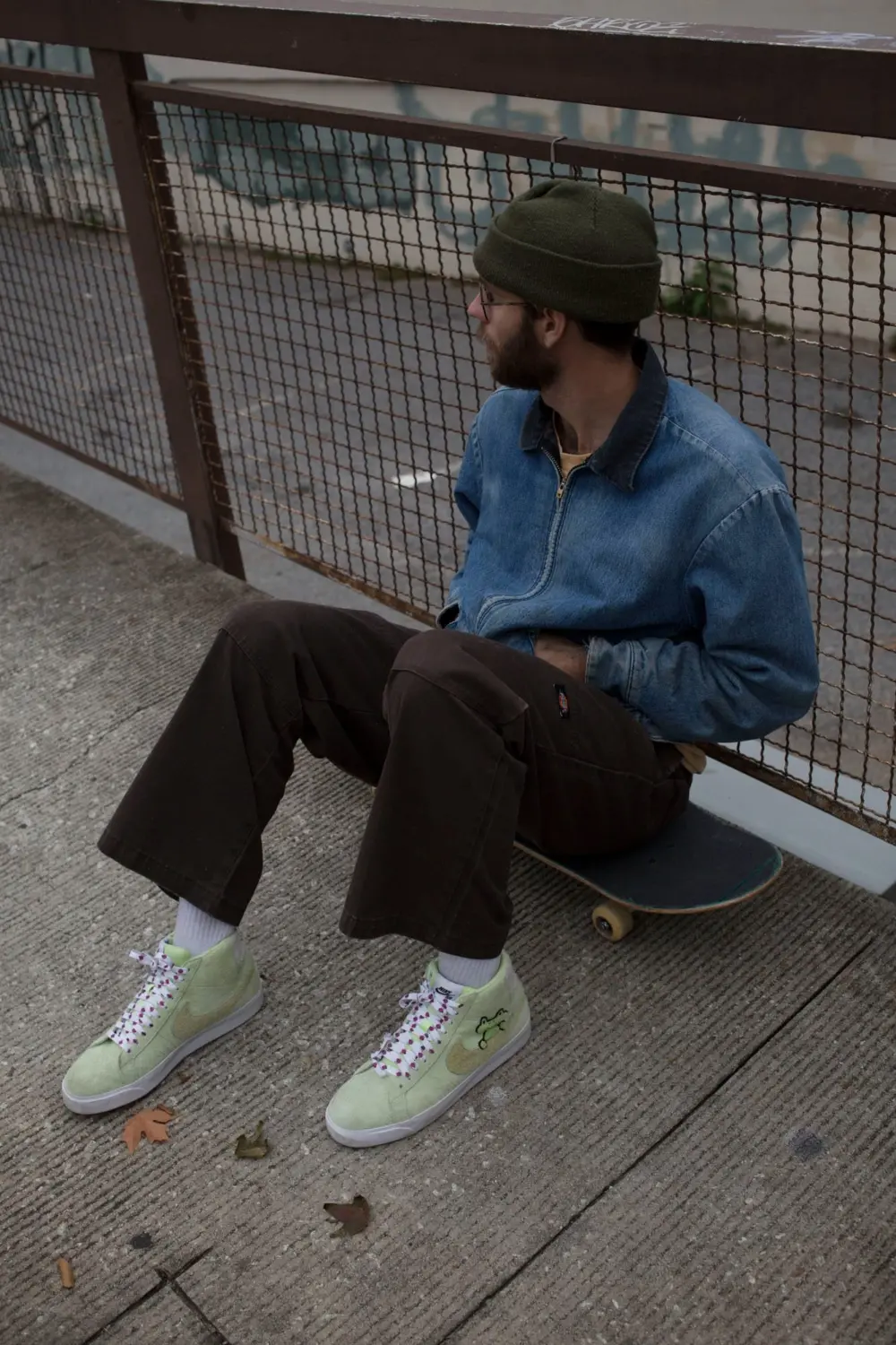 Giày Nike Frog Skateboards x Blazer Mid SB QS 'Frog Skateboards' AH6158-300 - Ảnh 9