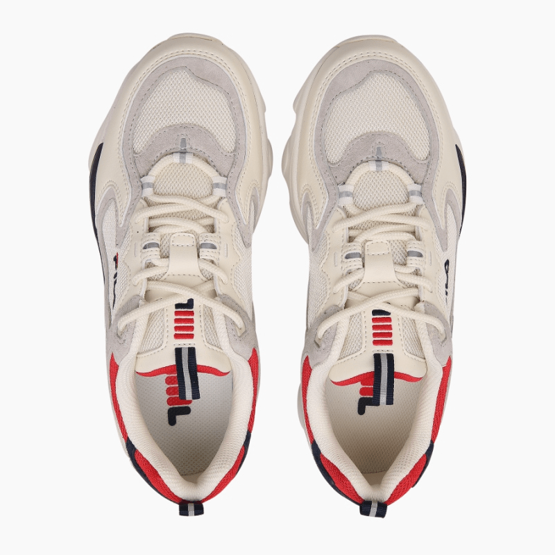 Giày Fila Skipper Brown Blue Red 1RM01154234 - Ảnh 4