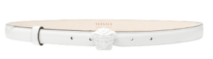 Thắt Lưng Versace La Medusa Leather Belt White DCDI145-DVTFN-1W04V