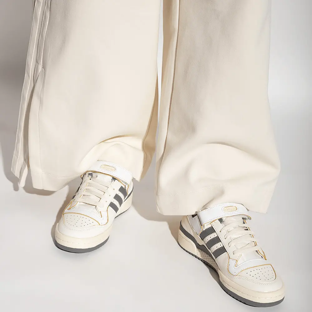 Giày Adidas Forum Low 'Off White Silver Pebble' HQ4374 - Ảnh 4
