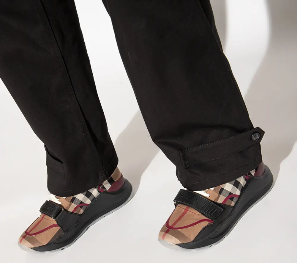 Alternative view of Giày Burberry Check Ramsey 'Brown' 8052971