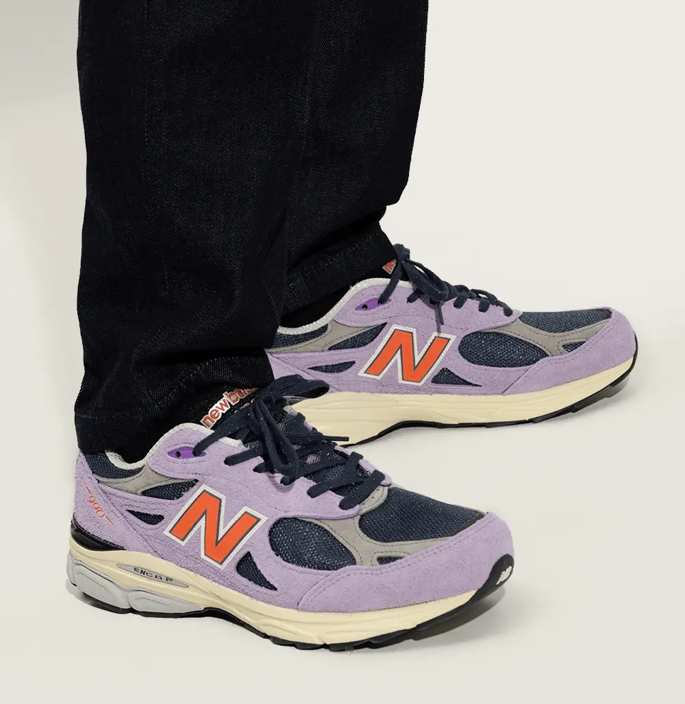 Alternative view of Giày New Balance 990v3 Made in USA 'Raw Amethyst' M990TD3