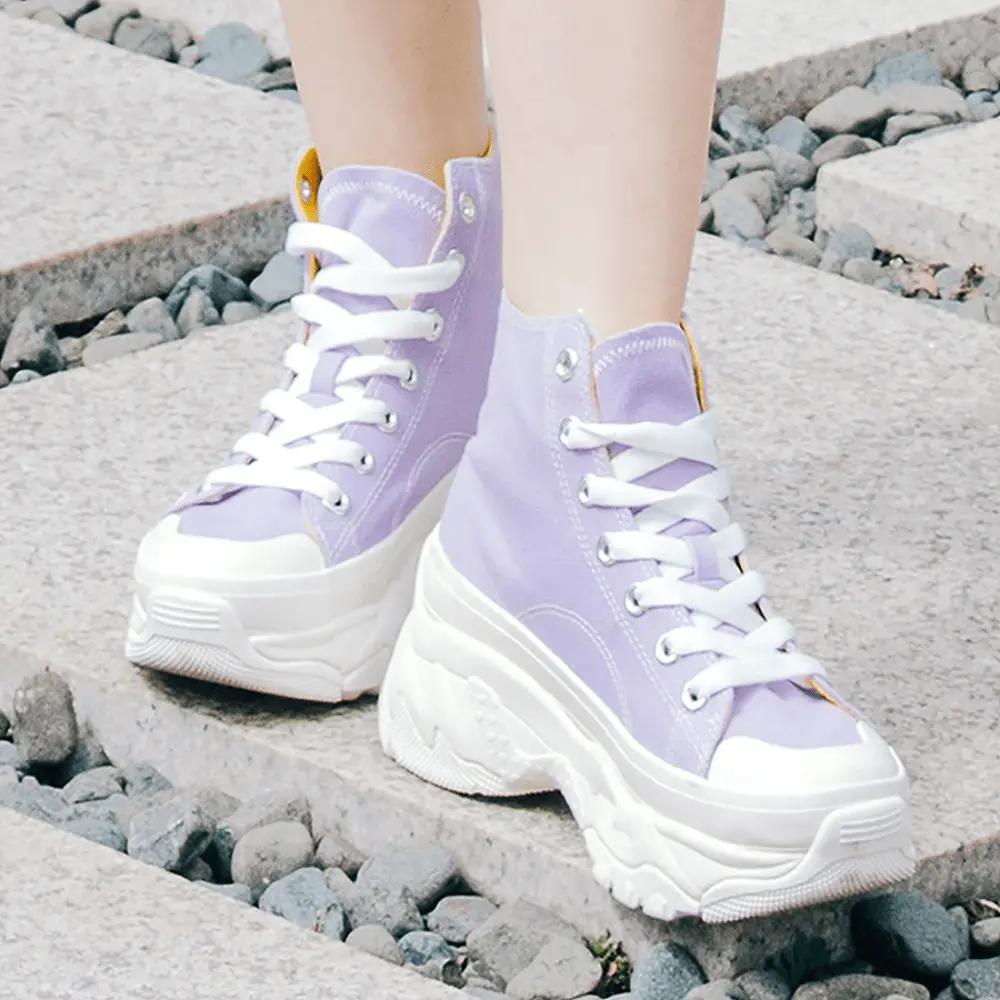 Giày MLB LA Dodgers Chunky High Shoes 32SHU1111-07V - Ảnh 4
