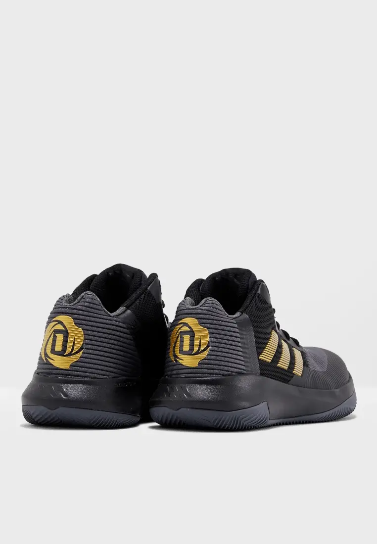 Alternative view of Giày adidas D Rose Lethality 'Black Gold' BB7667