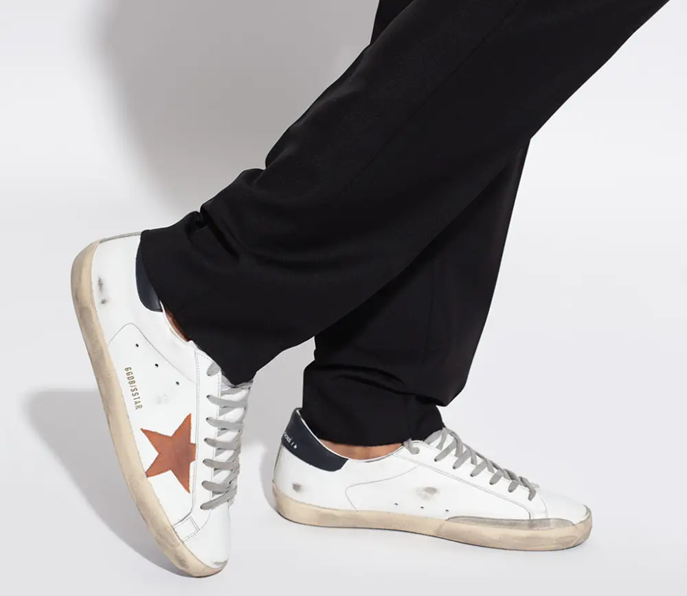 Alternative view of Giày Golden Goose Superstar 'White Orange' GMF00101-F002120-10787