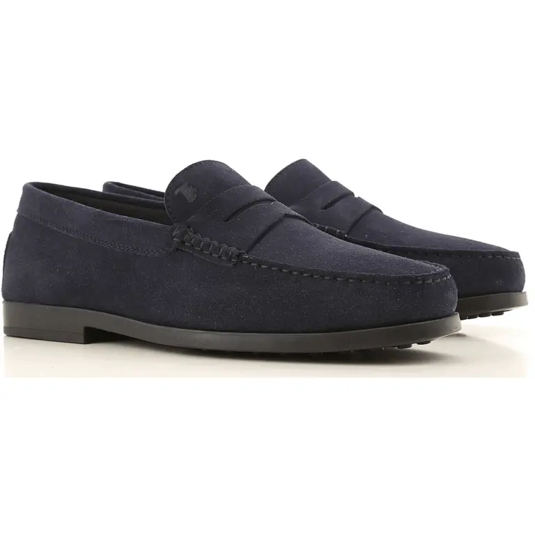Alternative view of Giày Tod’s Suede Penny Loafer ‘Dark Blue’ XXM17C00010HSEU805