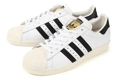 Alternative view of Giày Adidas Superstar 80s 'White Black' G61070