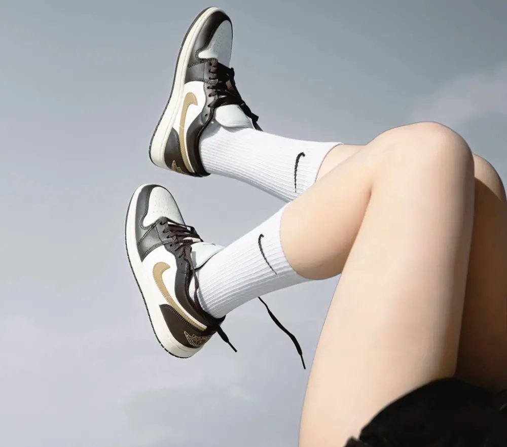 Giày Nike Air Jordan 1 Low 'Shadow Brown' DC0774-200 - Ảnh 5