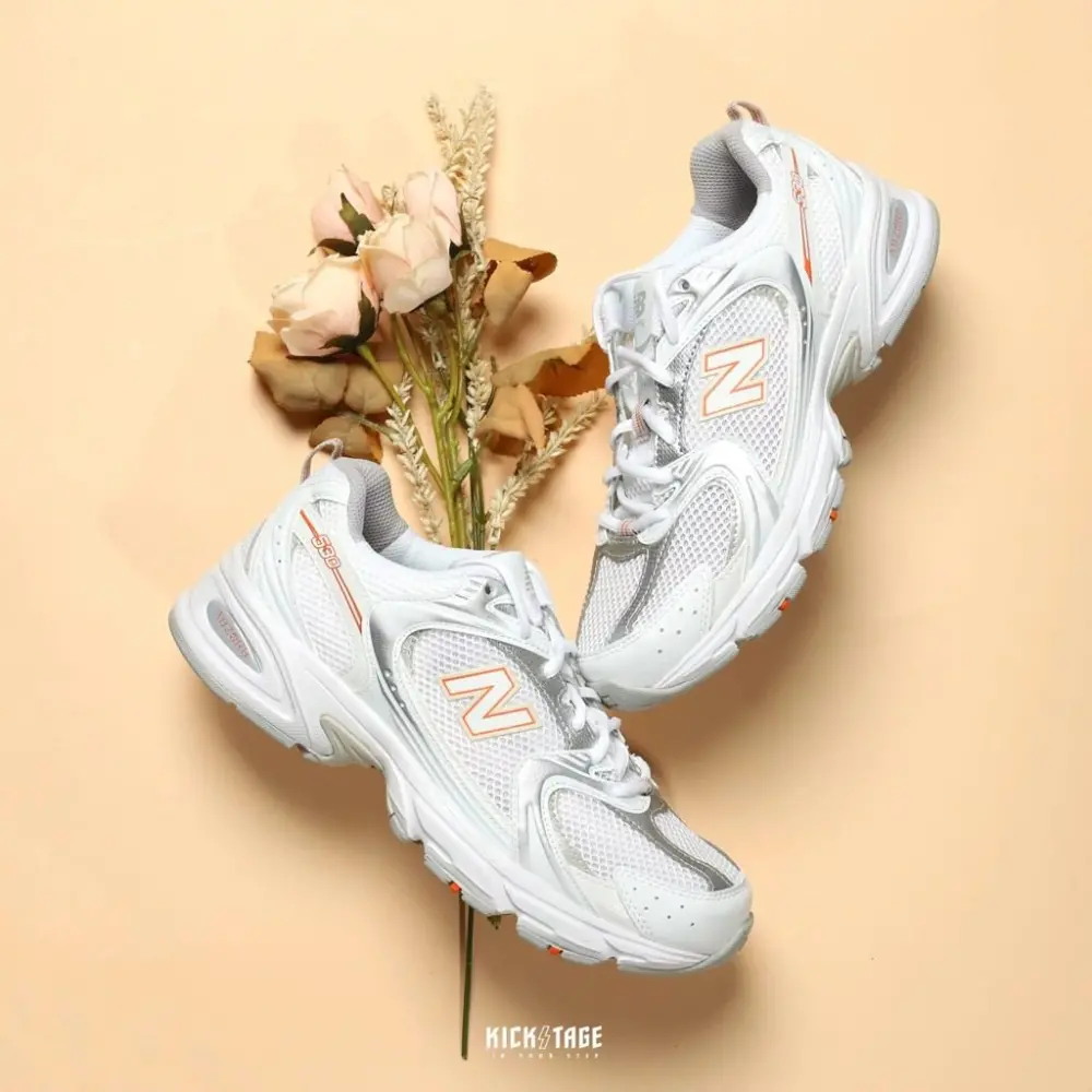 Giày New Balance 530 'White Orange' MR530AC - Ảnh 6