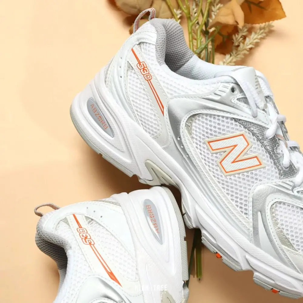 Giày New Balance 530 'White Orange' MR530AC - Ảnh 4