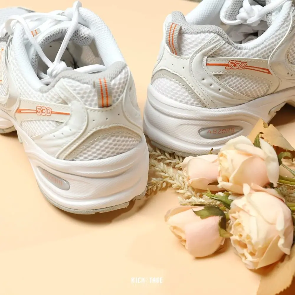Giày New Balance 530 'White Orange' MR530AC - Ảnh 5