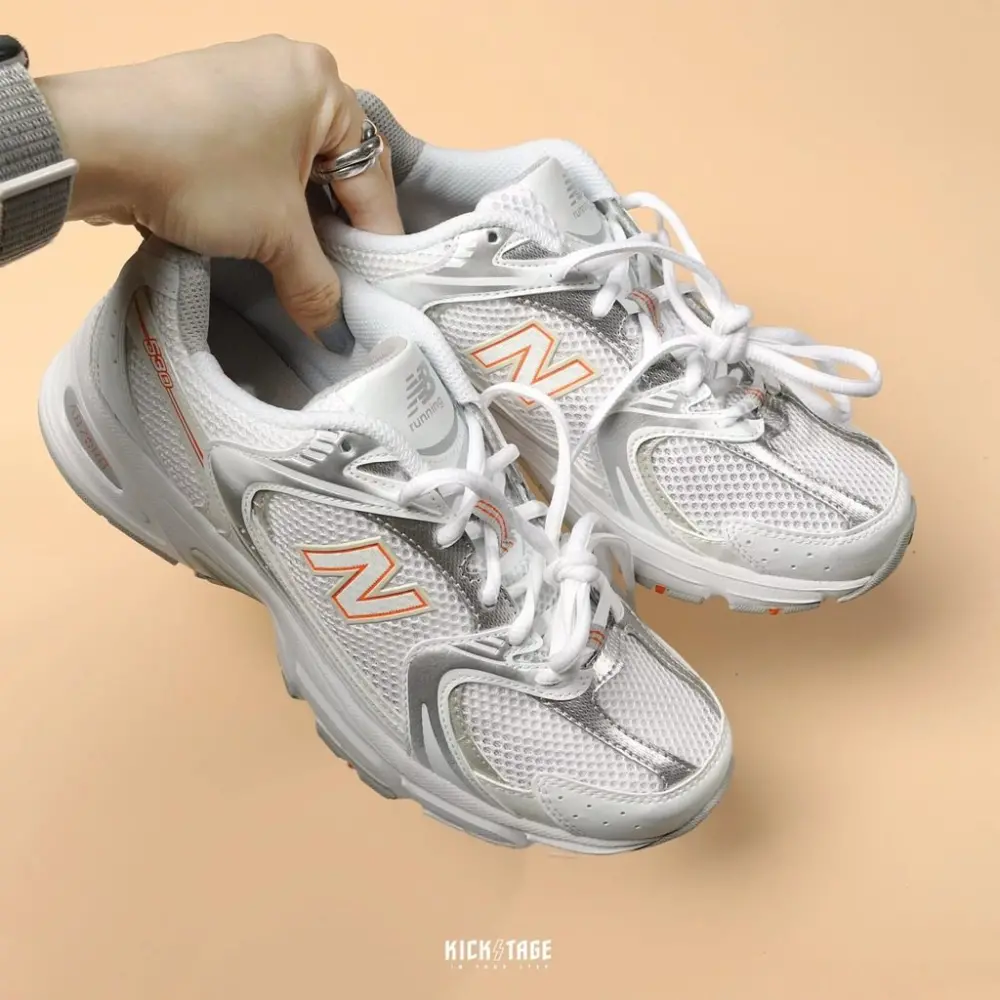 Giày New Balance 530 'White Orange' MR530AC - Ảnh 7
