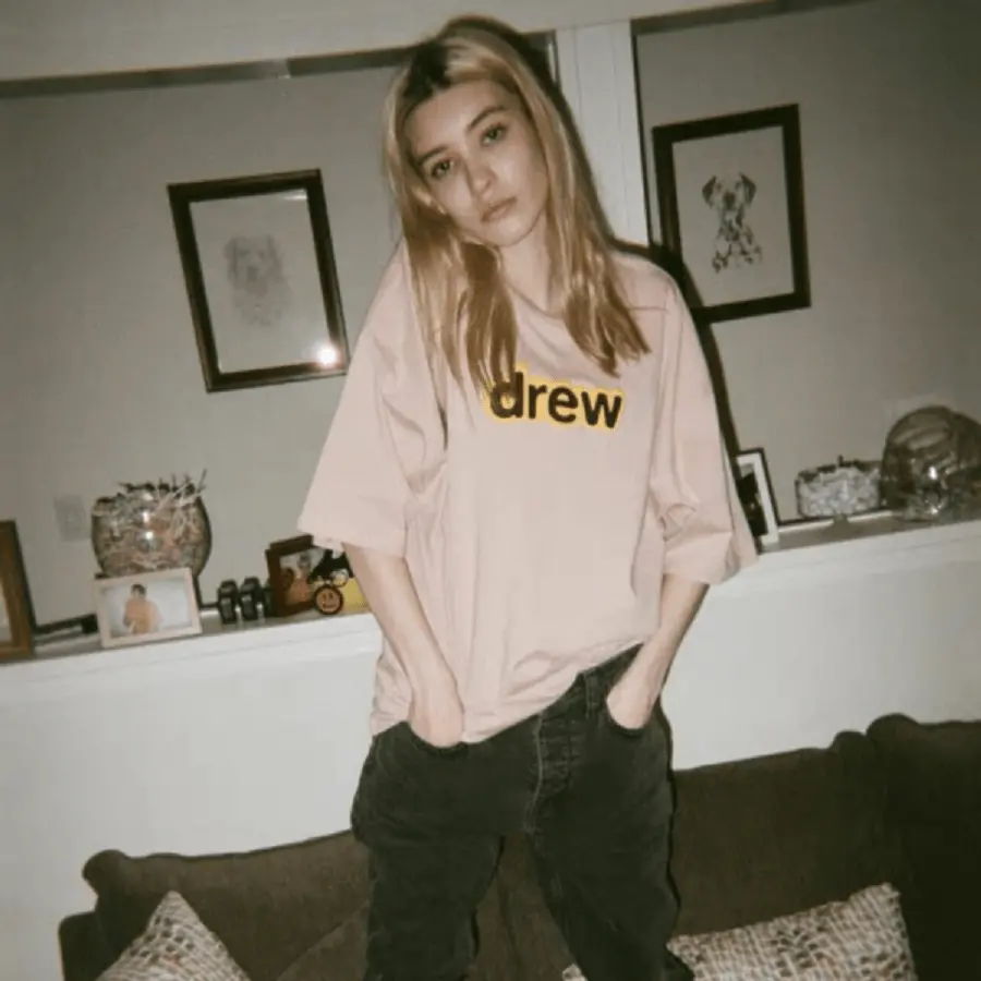 Alternative view of Áo Drew House Secret SS Tee Dusty Rose