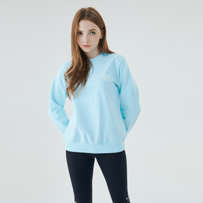 Áo MLB Sweater NY Mint 31MT03011-50T - Ảnh 3