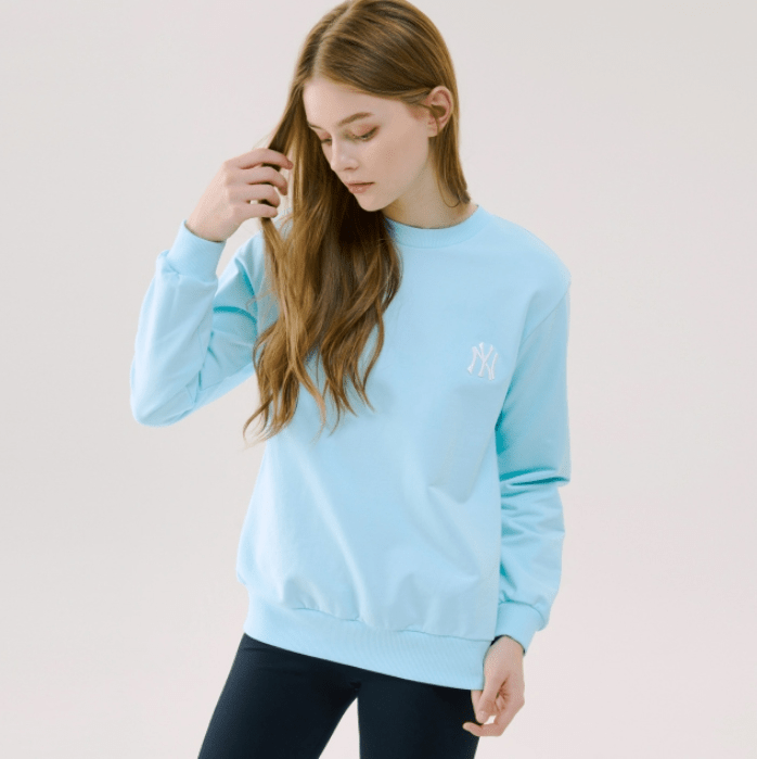 Áo MLB Sweater NY Mint 31MT03011-50T - Ảnh 4