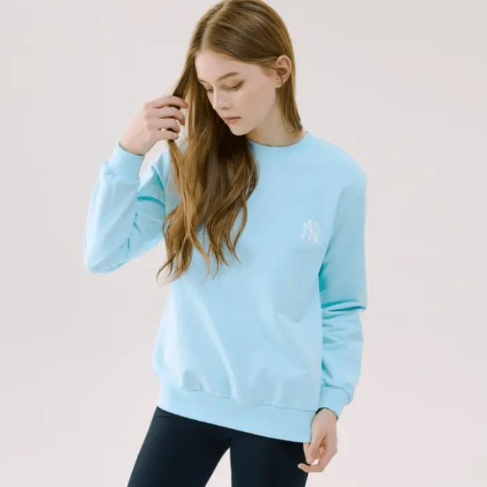 Áo MLB Sweater NY Mint 31MT03011-50T - Ảnh 4