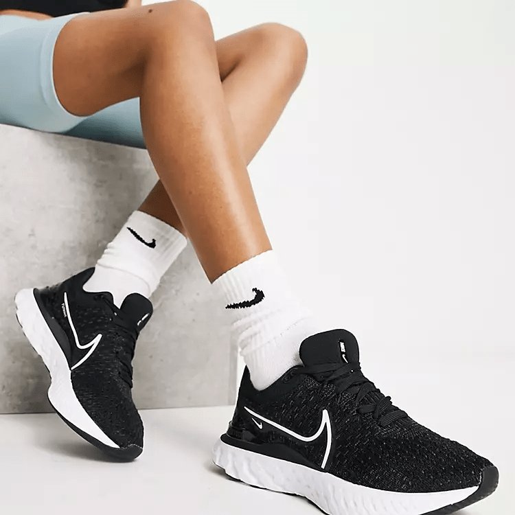 Giày Nike React Infinity Run Flyknit 3 'Black White DH5392-001 - Ảnh 6