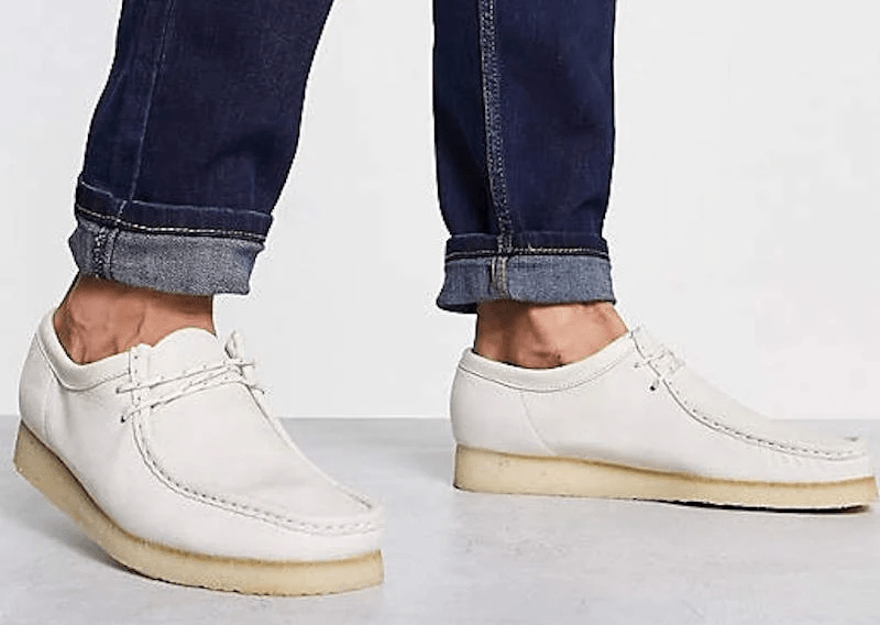Giày Clarks Wallabee 'Off White Nubuck' 261-66299 - Ảnh 2