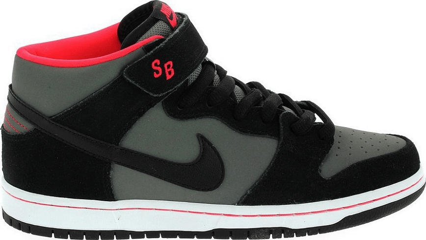 Giày Nike Dunk SB Mid Black Medium Grey 314383-018