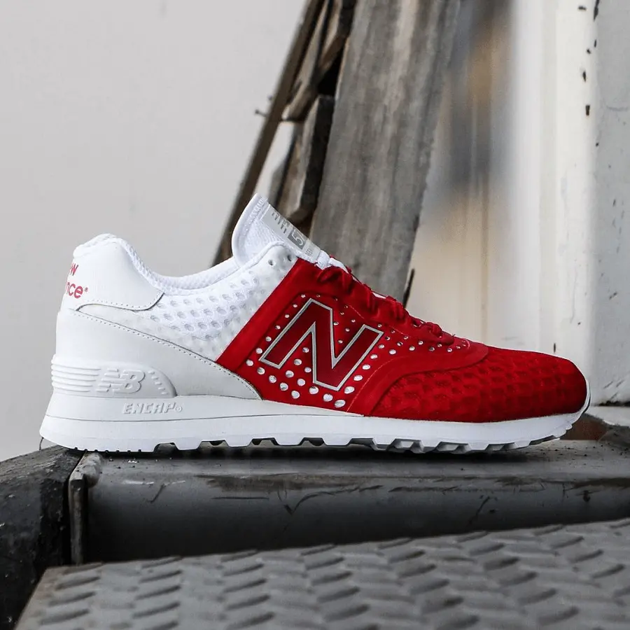 Alternative view of Giày New Balance 574 Re-engineered Breathe 'Red' MTL574MR