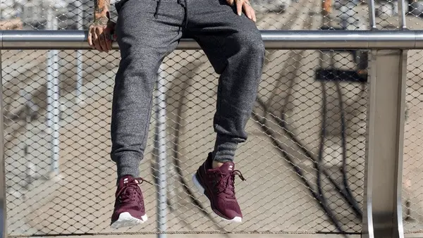 Giày New Balance 574 Sport Burgundy MS574CE - Ảnh 4