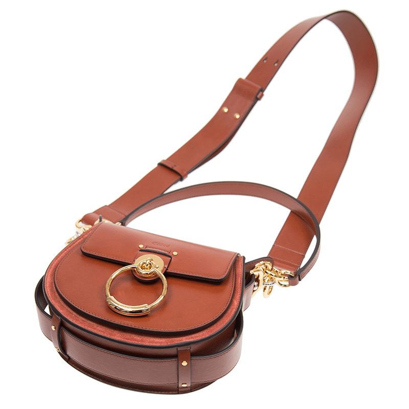 Túi Chloé Small Tess Shoulder Bag 'Sepia Brown' CHC18WS153A3727S - Ảnh 2